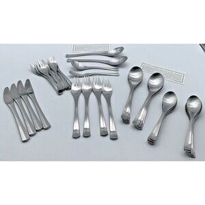 Vintage Supreme Cutlery Japan Stainless Steel 39 Pieces Minimalist MCM